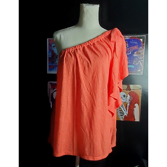 a.n.a Tops - A.n.a. One Sleeve Blouse NWT L